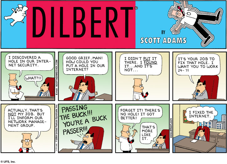 Dilbert Internet Security Hole