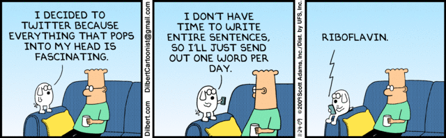 Dilbert on Twitter